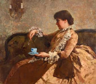 Portrait of Sara Tyson Hallowell (1886) by Mary Louise Fairchild
